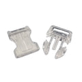 Wholesale Classic Solid PC Buckle with Transparent Design and Insert Custom Logo 5/8" Size Stocked for Dog Harness