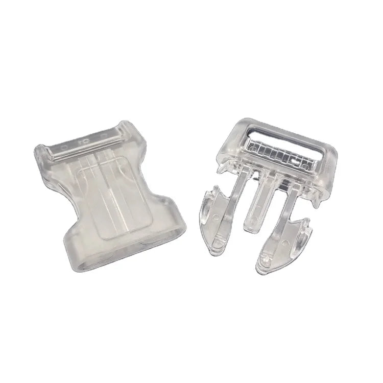 Wholesale Classic Solid PC Buckle with Transparent Design and Insert Custom Logo 5/8" Size Stocked for Dog Harness