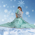 Solid Color Easy Care Lightweight Breathable Skin-Friendly Ultra-Soft Cooling Summer Blanket for Hot Sleepers