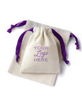 Luxury Personalized Top Sale Velvet Pouch for Jewelry with logo Drawstring Bag Satin Pouch Bag