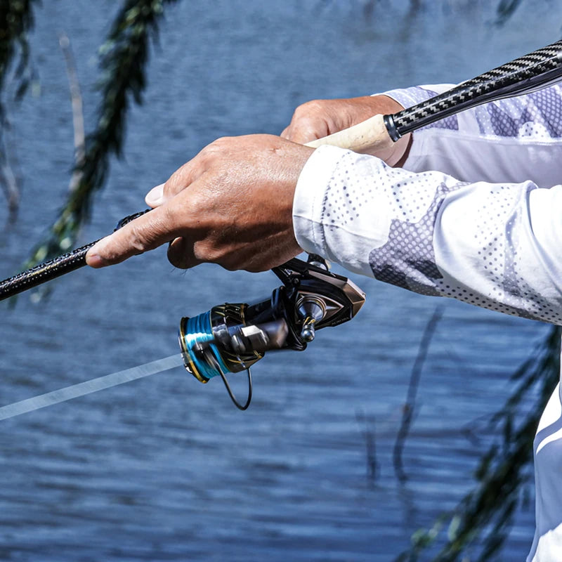 Histar Magician Carbon Fiber Anti Slip Handle Titanium Guide 3A Grade Cork Grip 2.18M Body Fast Action Spinning Fishing Rod