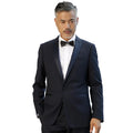 Men's 2 Pieces Suit Elegant Solid Slim Fit Single Breasted Party Blazer Pants Set Dinner Wedding Men Tuxedo Suit