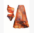 2026 Summer Two Piece Swimwear Beachwear Women Fashion Tie-dye Bikini Set Bathing Suit