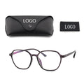 DOISYER 2023 Custom Private Label Women's Reading Glasses Square Blue Light Blocking Copper Frame for Computer Use