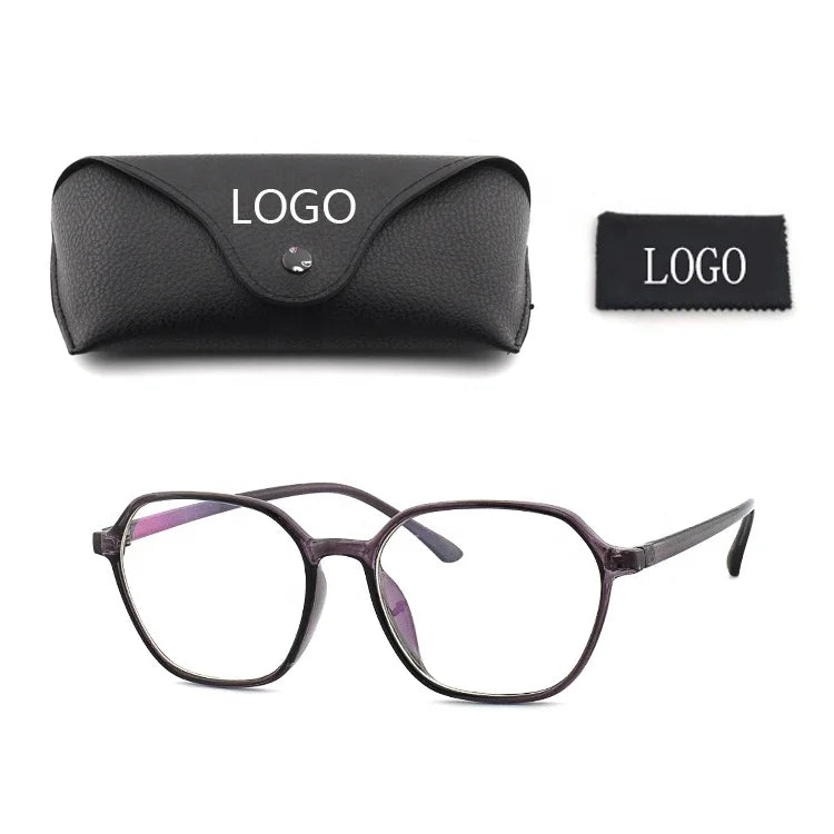 DOISYER 2023 Custom Private Label Women's Reading Glasses Square Blue Light Blocking Copper Frame for Computer Use