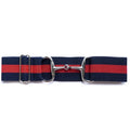 Navy and Red Horse Riding Equestrian Unisex Stretch Belt