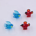 Mixed Miniature Small Murano Lampwork Glass Little Bird Figurine