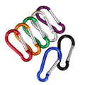 Custom Logo Printed Key Ring Metal Designer Keychain with Aluminum Carabiner Hook Factory Direct for Organization and Style