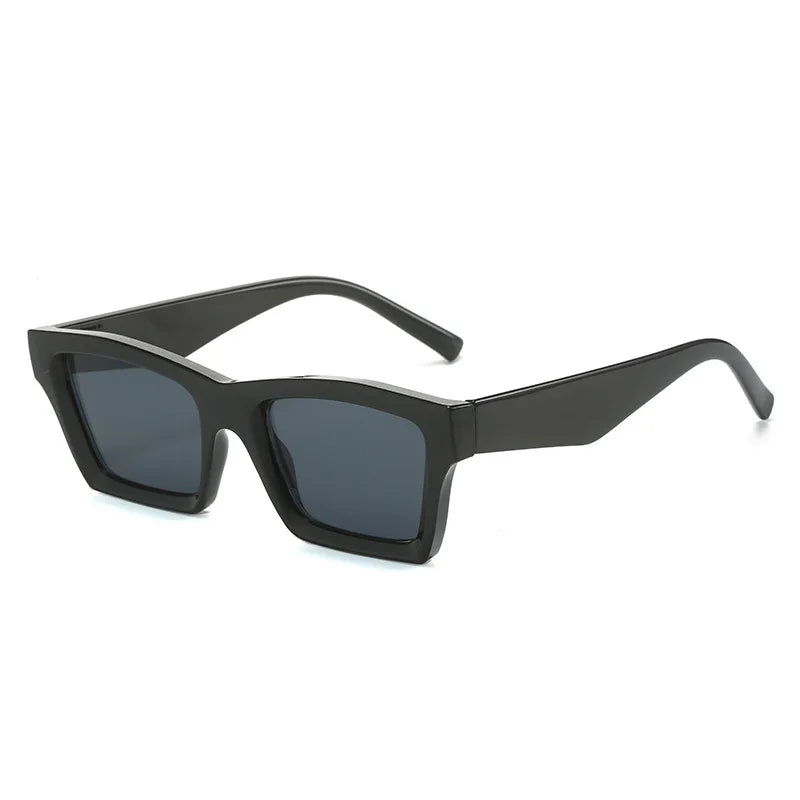 STORY STY4493D Simple Design Vintage Rectangle Black Shades Custom LOGO Sun Glasses New Trendy Square Frame Sunglasses