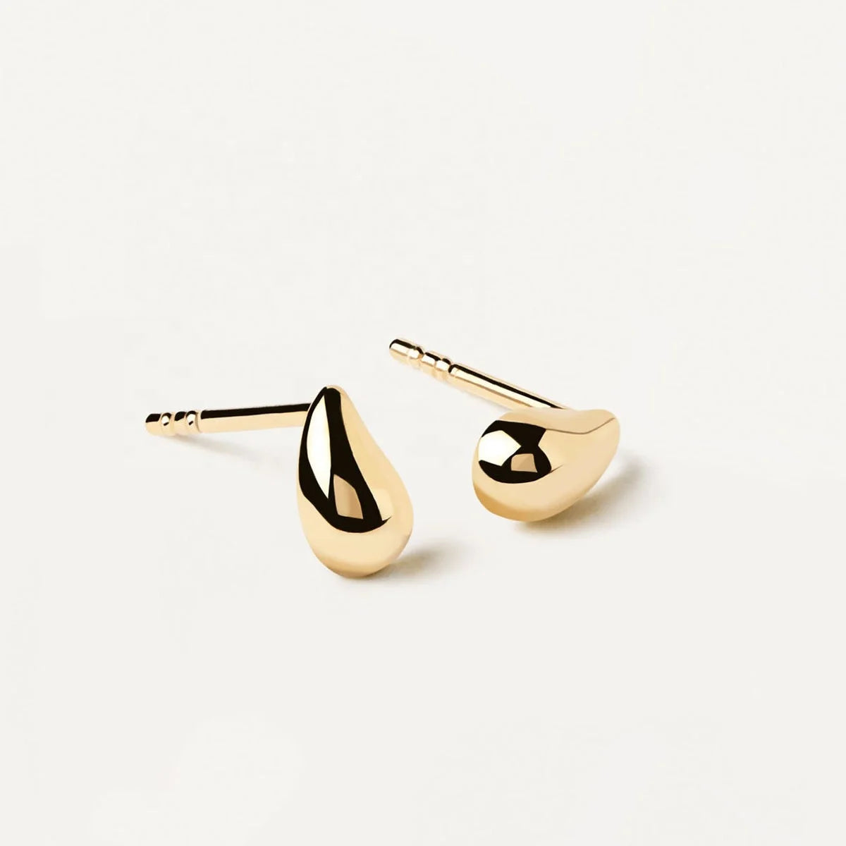 LOZRUNVE 925 Sterling Silver Minimalist Jewelry Bean Stud Earrings Men Women