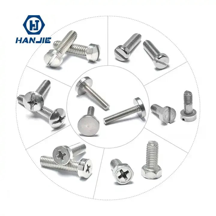 M2-M16 Stainless Steel Phillips Slot Csk Flat Pan Head Machine Screw