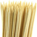 Double-Ended Bamboo Wooden Nail Sticks for Manicure & Pedicure Rectangle Orange Skewers for Nail Art Tools