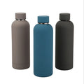 Custom Logo 500ml Sports Thermos 18/8 Double Wall Vacuum Insulation Matte Water Bottle 304 Stainless Steel with No Leak Lid