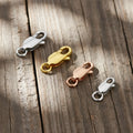 GP Lobster Claw Clasp S925 Sterling Silver Gold Plated Anti Tarnished Size Optional Permanent Jewelry Making Wholesale