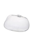 Irregular Geometric Glass Lamp Shade with Inner Screw Opening Decorated Glass Lampshade with Pebble Shape G9 Screw Teeth