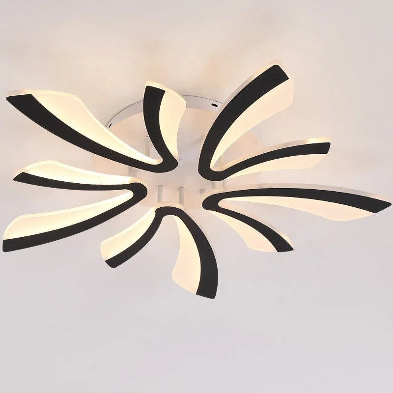 50W LED Nordic Modern Minimalist Ceiling Lamp Dimmable Remote Control Lustr Ceiling Lighting for Apartment