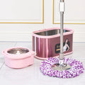 Power Mop Wish Mop Easy Life Sliding Wring Stainless Steel Extendable Handle Microfiber Mop Heads
