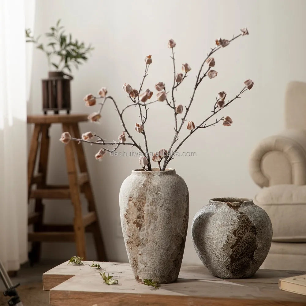 Retro Ceramic Decoration Simple Ceramic Vase Home Decoration Crafts