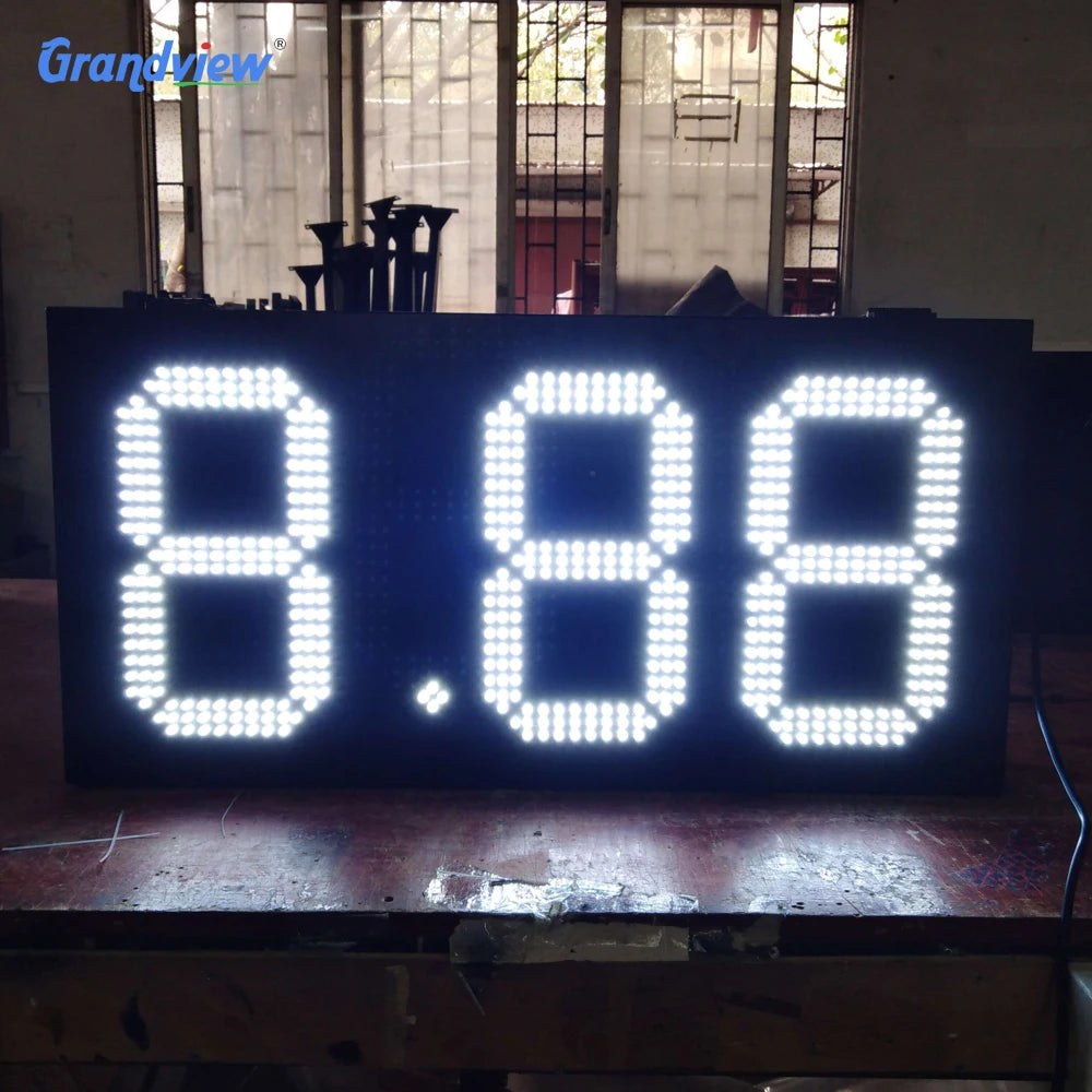 Flip 3 Digits 7 Segment Led Gas Price Display for Gas Station Led Price Sign
