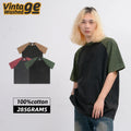 Heavyweight T-shirt Custom High Quality 100% Cotton Luxury Drop Contrasting Colors Loose Fitting T-Shirt for Men