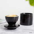 Butter Crock Round Better Keeper Custom French Black Ceramic Dish Butter with Lid