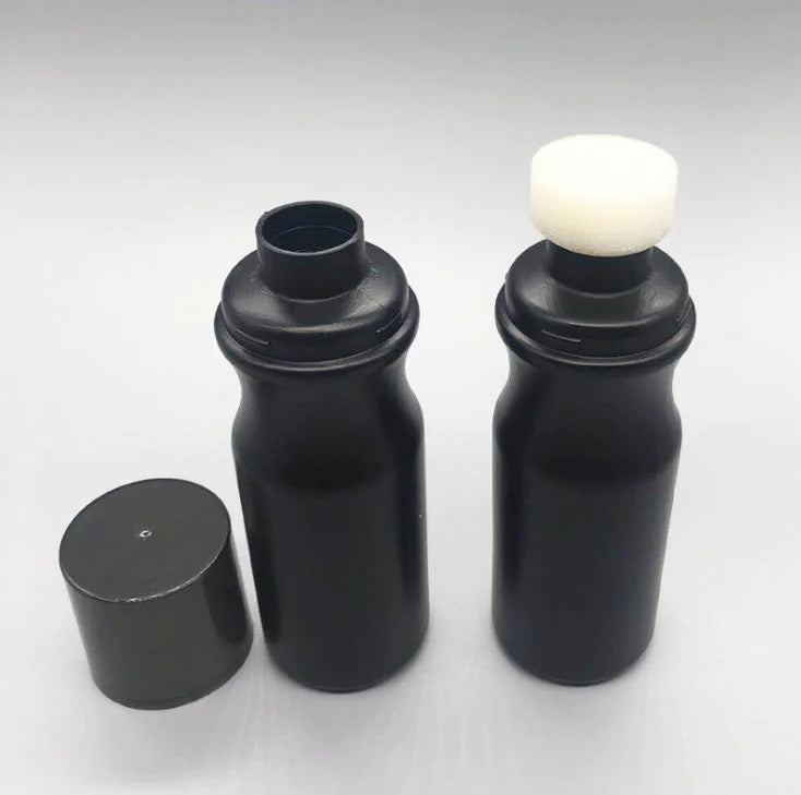 Empty Shoe Polish Bottle With Sponge
