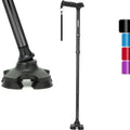 Rehand Quad Cane Customization Medical Aluminum Folding Walking Cane 0.8kg