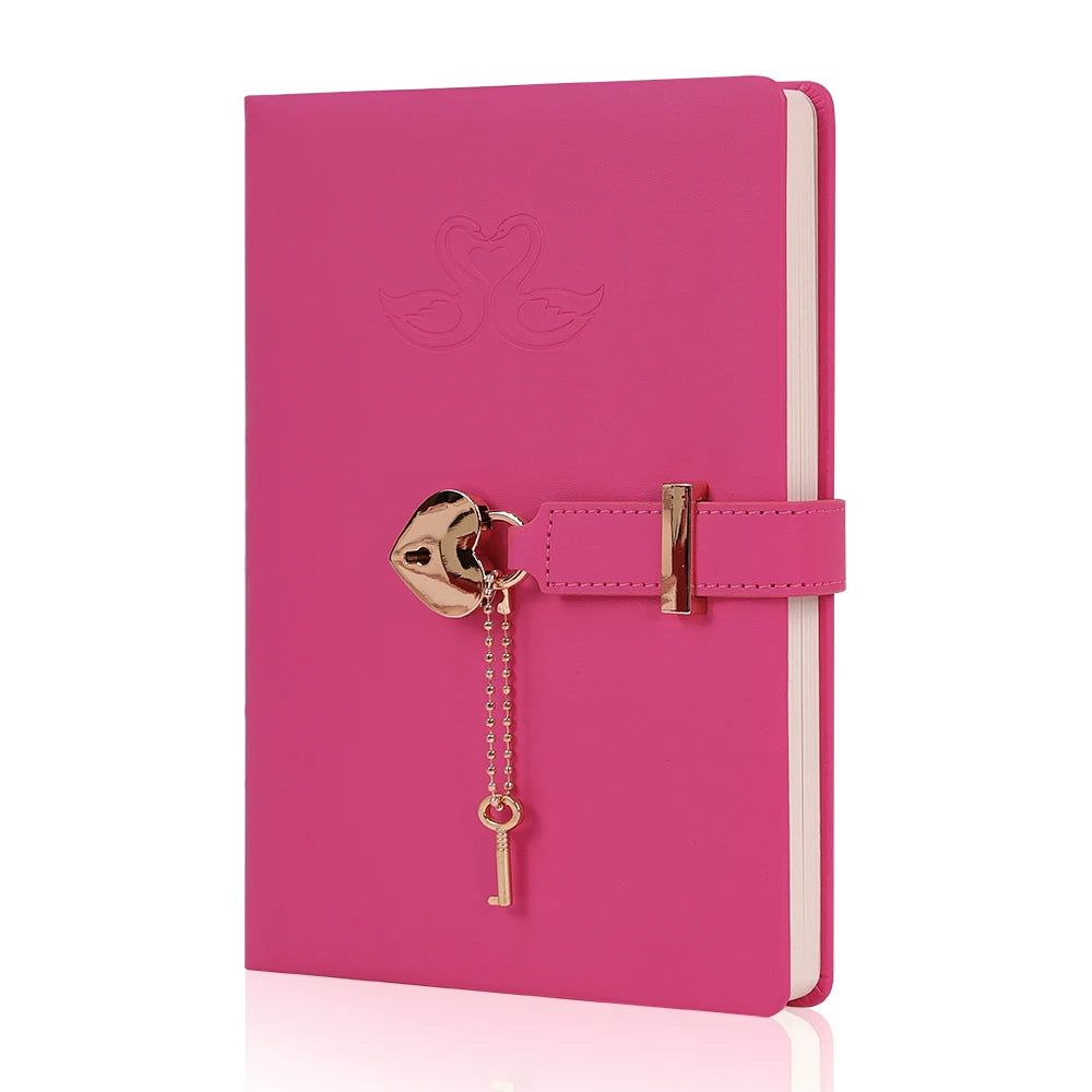 A5 Hardcover Personalized Planner Notebook With Lock