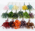 16 Heads Artificial Eucalyptus Bundle Green Plant for Home Landscaping Decor