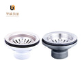 Australia Standard 2inch Kitchen Drainer Stainless Steel Sink Plastic Basket Plastic Sink Waste Remote Drain for Kitchen Sink