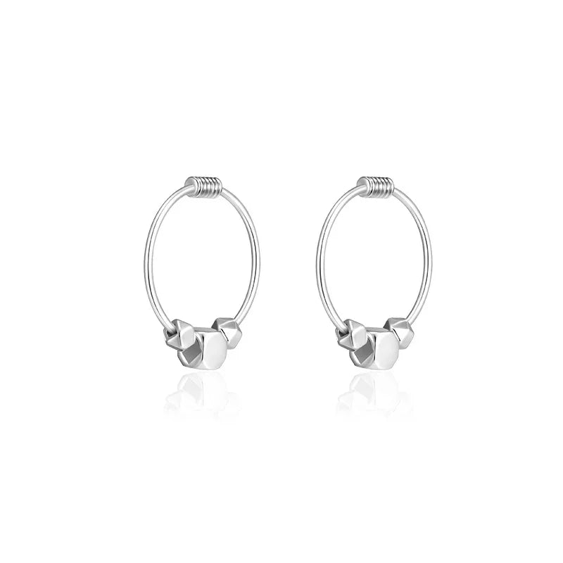 Wholesale Silver Square Earrings for Women Fashion Jewelry Pendientes Tassel Earrings Drop Earrings