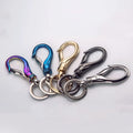 360 Rotation Car Keychain Carabiner Clip with 2 Key Rings Hook Holder Purse Belt Key Chain Keyring Heavy Duty Gift for Men Women