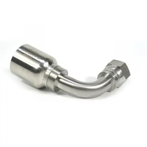 SS316 43 Series Stainless Steel Female JIC Crimp Fittings 90 Elbow Hydraulic Hose Connectors JIC Swivel Model SS-43-FJX90-06-06
