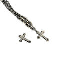 2022 New Stainless Steel Cross Pendant Necklace Religious God Lords Prayer Jewelry Gift for Wedding and Anniversary