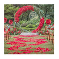 Customized Outdoor Wedding Decoration Big Metal Silver Wedding Half Arch Circle Ceremony Arch Wedding Flowers Backdrop