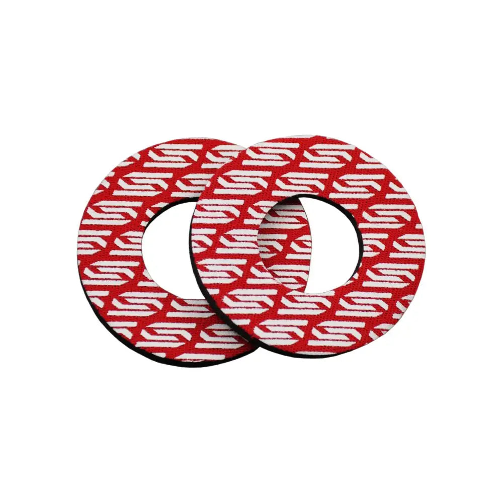 Red Donut Scar Bicycle Handlebar Grips & Tape for Comfort and Style