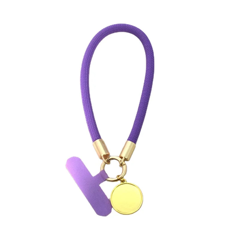 Custom Travel Essentials Universal Mobile Cell Phone Wrist Strap Lanyard With Sublimation Charm
