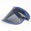 New Design Transparent Nylon Fabric Curved Brim Custom Logo Sun Visor Cap Four Seasons Outdoor UV Protection Common