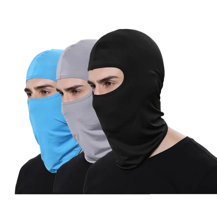Wholesale Custom Logo Naja Black Balaclava Breathable Polyester Checked Cycling Unisex Men Halmet Liner Ski Full Face Sports