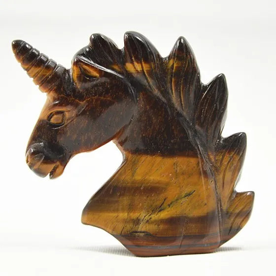 DIY Crystal Polished Gemstone Blue Labradorite Animal Horse