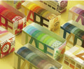 Cute Solid rainbow Block Washi Tapes Lot Diary Journal Hand Craft Decorative DIY Masking Tapes Stationery Supplies 11Rolls/box