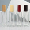 3ml 5ml 10ml 15ml 30ml Custom Small Refillable Square Empty Luxury Glass Bottling Perfume Oil Spray Sample Bottle