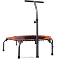 Mini Trampoline Adults Kids Fitness Exercise Rebounder for Indoor Outdoor Adjustable Foam Handle Max Load 330/450 Lbs
