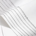 Romantic Heart Necklace 925 Sterling Silver Simple 7 Style Chain Necklace for Women Daily Fine Jewelry Accessories