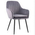 Wholesale Modern Gold Metal Leg Dining Room Chair Home Furniture with Velvet Fabric in Pink Color Features Arm Rest