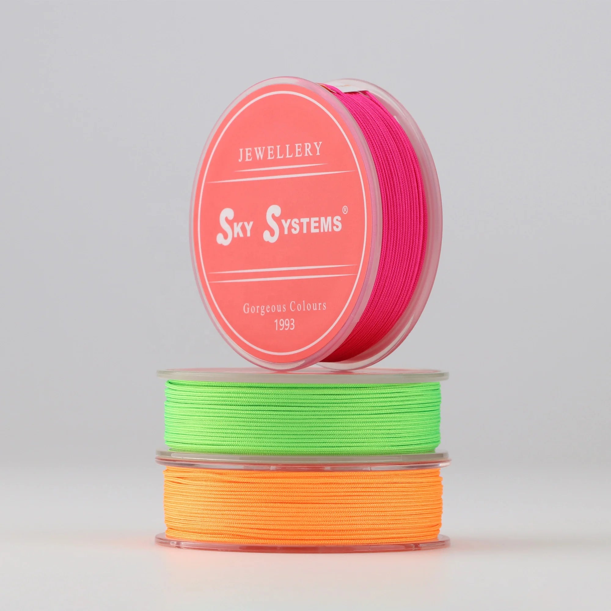 SKY T2 Jewelry Cord Jewelry Accessories Bracelet Necklace Material Chinese Knot Jade Thread Fluorescent Color