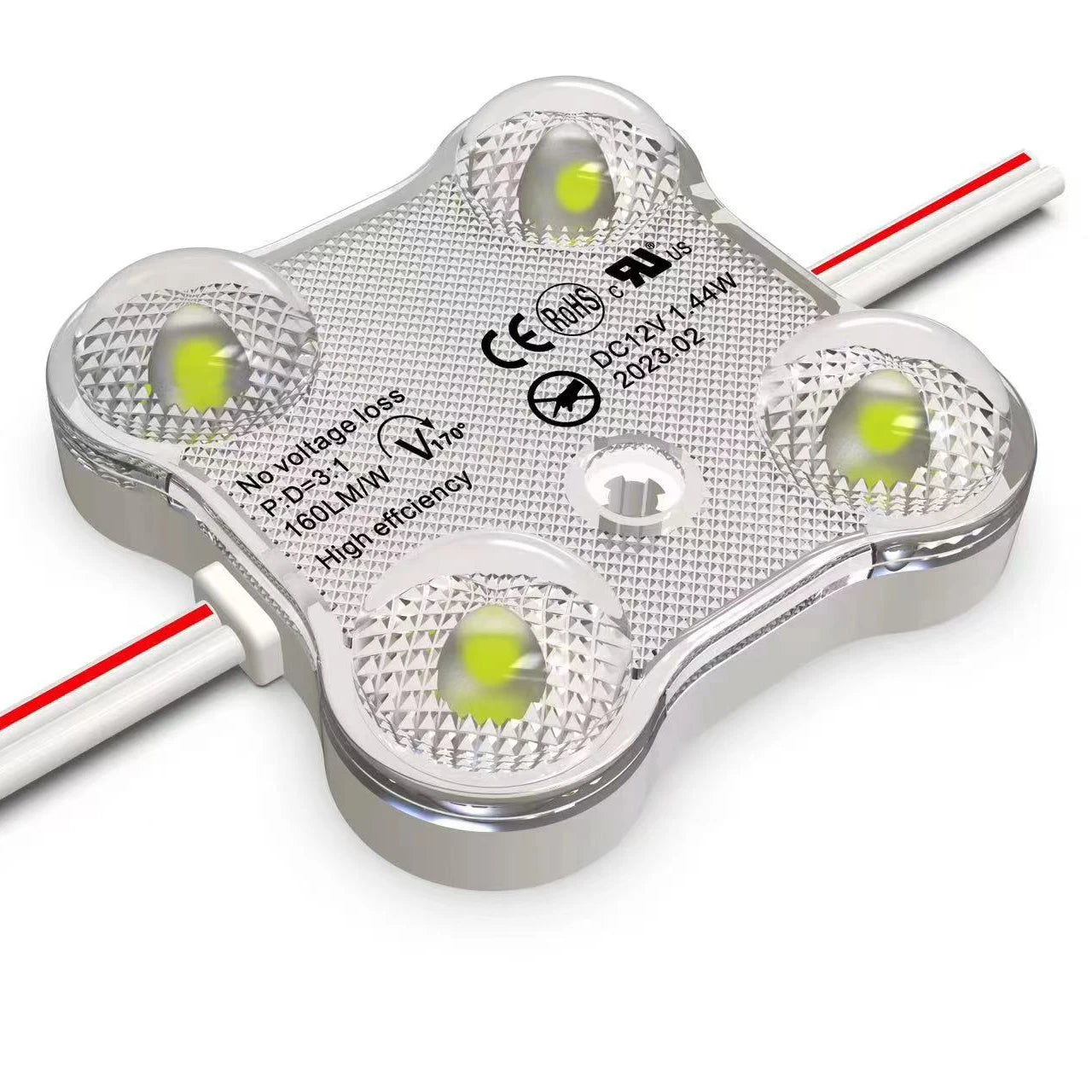 5 Years Warranty High Power White DC12V Samsung LED Module Lens 170 Degree 2835 LED Module