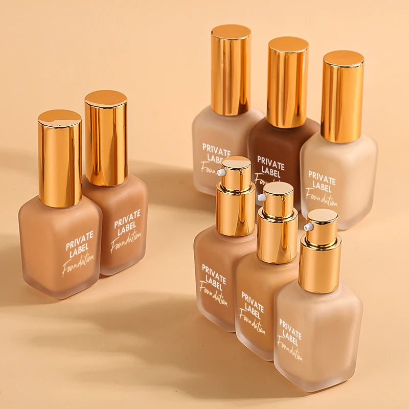 OEM Customized Logo Suitable for All Skins Cosmetic Manufacture Makeup Liquid Foundation