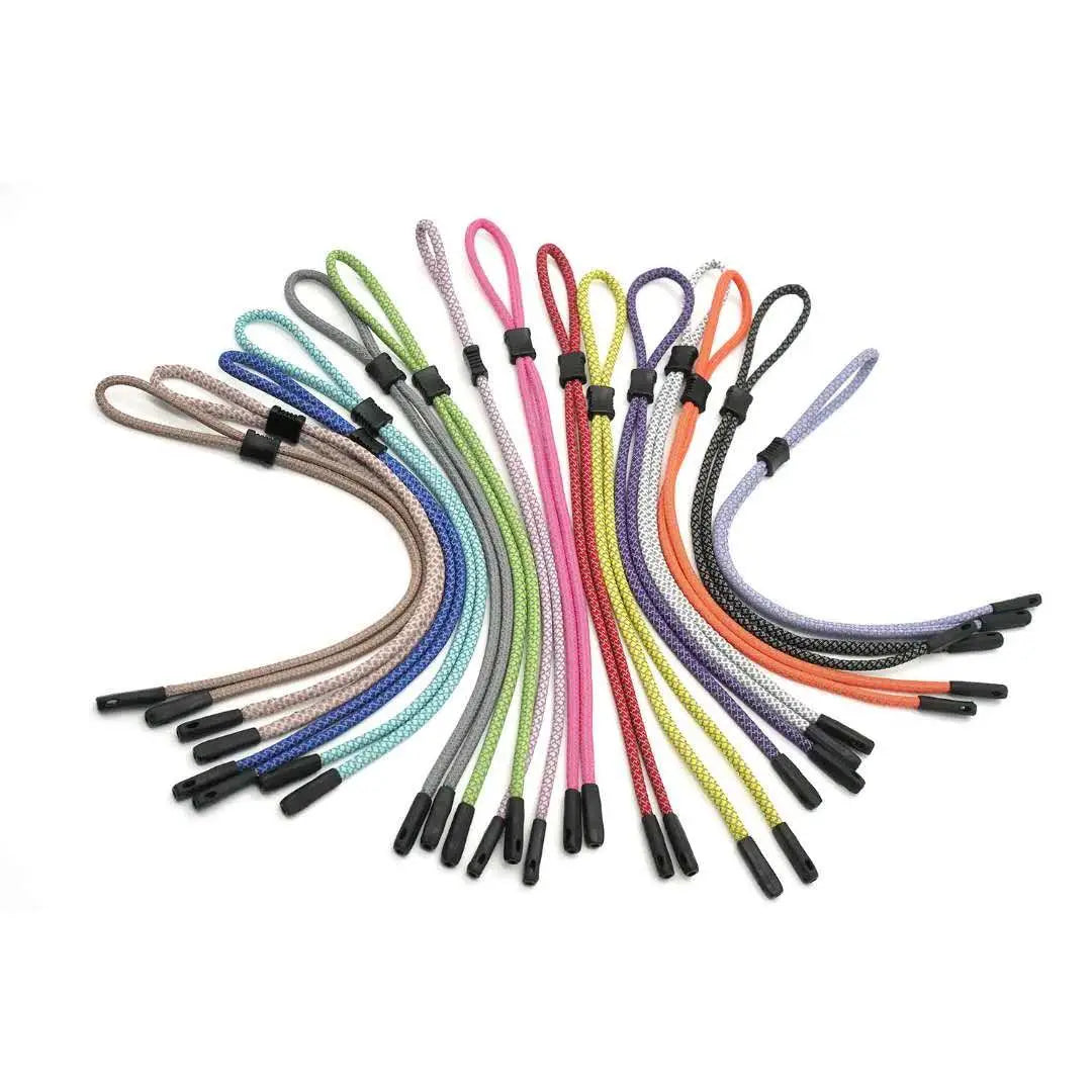 Adjustable Reflective Lightweight Nylon Sports Sunglasses Lanyard 48cm Anti-Skid Eyeglasses Accessories