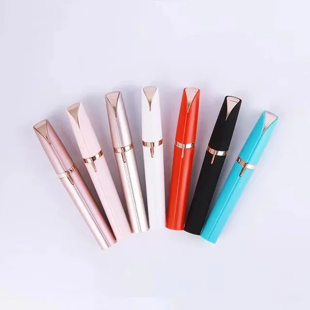 Electric Facial Eyebrow Hair Remover Razor Painless USB Rechargeable Hair Removal Epilator Portable Eyebrow Trimmer